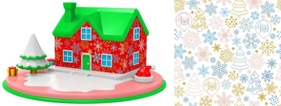 شراء دليل الأطفال ألعاب تعليمية سيليكون اللبنات DIY كوخ نموذج معماري إبداعي online manufacture