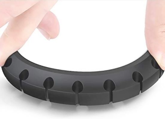 شراء مشبك كبل سيليكون عملي LFGB ، جهاز لف كابل USB من السيليكون لشحن جهاز تخزين كبلات المكتب online manufacture