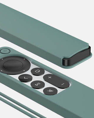مناسبة لتحكم جهاز Apple TV عن بعد غطاء حماية سيليكون مضاد للسقوط وغطاء حماية سيليكون مضاد للغبار