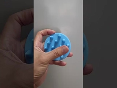 مساحة الرأس بالسيليكون مساحة الرأس بالشامبو فرشاة الشعر مع فرشاة الرأس بالسيليكون الناعمة